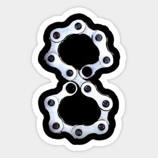 chain of eight Sticker